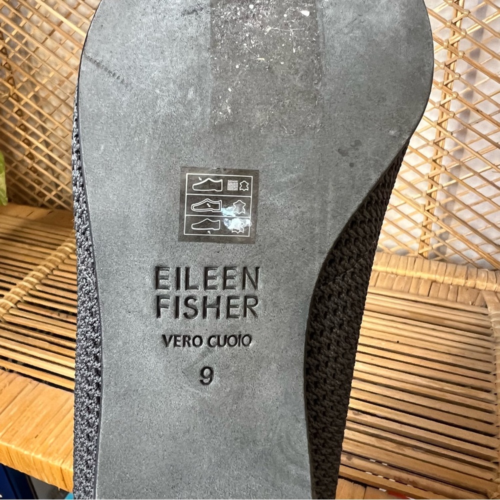 Eileen Fisher Kiss Stretch Knit Pump Heels Gray Size 9 - Picture 4 of 7